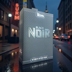 NECA The Boys Ultimate BLACK NOIR Action Figure 7" Scale Unopened